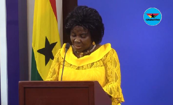 Sanitation and Water Resources Minister, Cecilia Dapaah