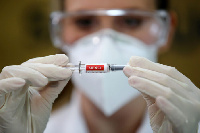 File photo of a coronavirus vaccine