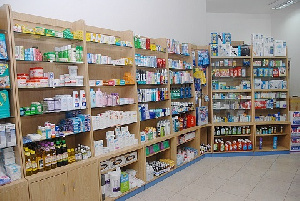 A photo of a pharmacy