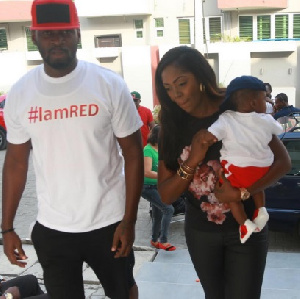 Tee Billz,Tiwa Savage and son