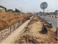 A section of the Accra-Kumasi Highway