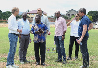 Reps from Hearts of Oak with guests from Hoffenheim and Cincinnati FC