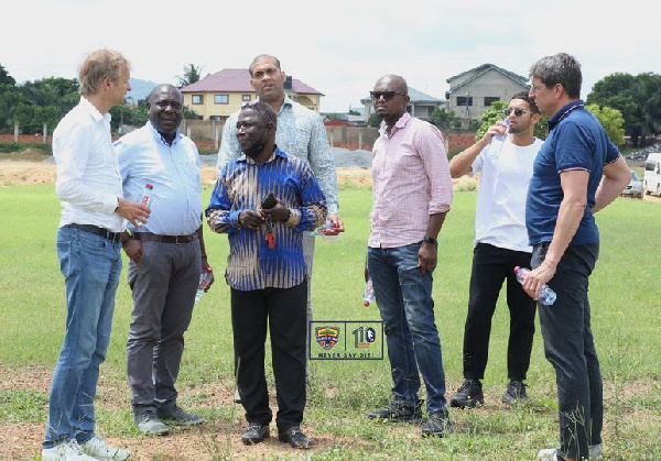 Reps from Hearts of Oak with guests from Hoffenheim and Cincinnati FC