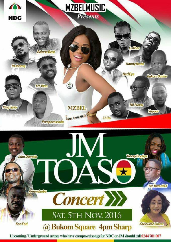 Mzbel JM Toaso concert