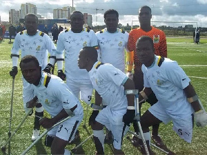 Ghana's amputee football team