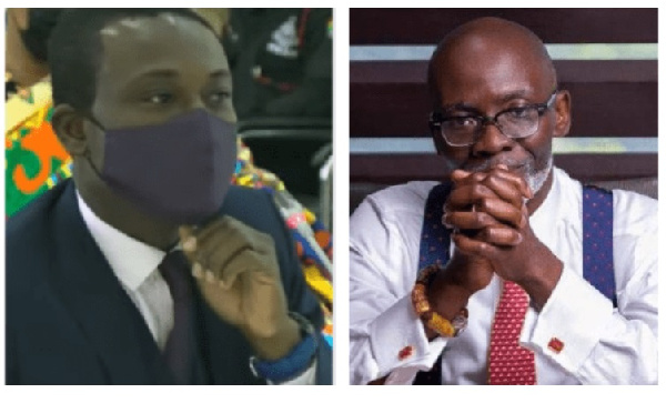 Lawyer Kissi Agyebeng and Gabby Asare Otchere-Darko