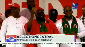 NDC delegation at NPP National Delegate Conference