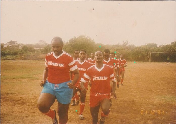 Ben Ephson was Captain of the Media XI football team