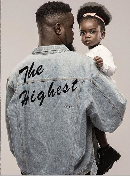 Sarkodie and daughter Titi