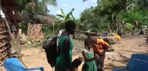 Despite caring for her children, she walks 5 kilometers daily to attend classes