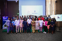 Staff of Access Bank with a  section of participants at the event