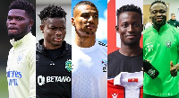 L-R Thomas Partey, Fatawu Issahaku, Alexander Djiku,Osman Bukari, Bernard Tekpetey