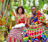 Tracy Osei and husband, Kennedy Osei