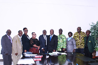 The Board Members in a group photograph