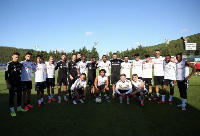 Kevin Prince Boateng with his Besiktas teammates