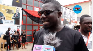 Kumawood actor, Bill Asamoah was at the one-week celebration of KABA