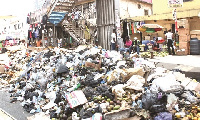 File photo; Ghana's capital city, Accra is continually engulfed in filth