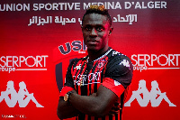 Ghana striker Kwame Opoku