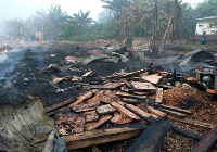 Diamond City Sawmill site after fire