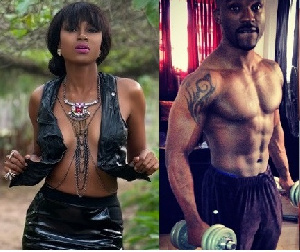 Iyanya and Yvonne Nelson