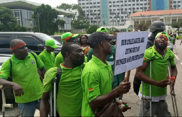 Some of the protesters