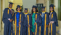 The six students graduated in Doctor of Medicine