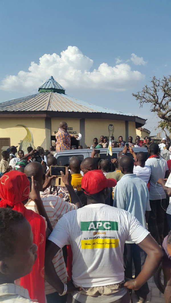 Dr. Hassan Ayariga is campaigning for both President Mahama and the APC's parliamentary candidates