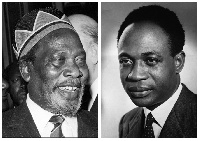 Jomo Kenyatta and Kwame Nkrumah