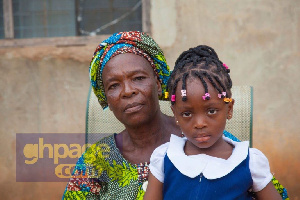 Madam Cecilia Sakia, the mother of Okomfo Kwaade and Victoria, Kwaade