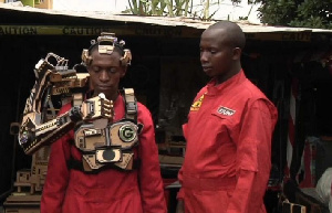 Two Kenyan inventors David Gathu and Moses Kinyua. Photo credit: Africanews