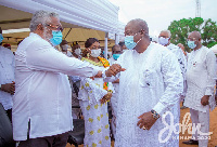 Late Jerry John Rawlings with John Mahama