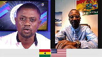 US-based Ghanaian, Arnold Ntow(R)