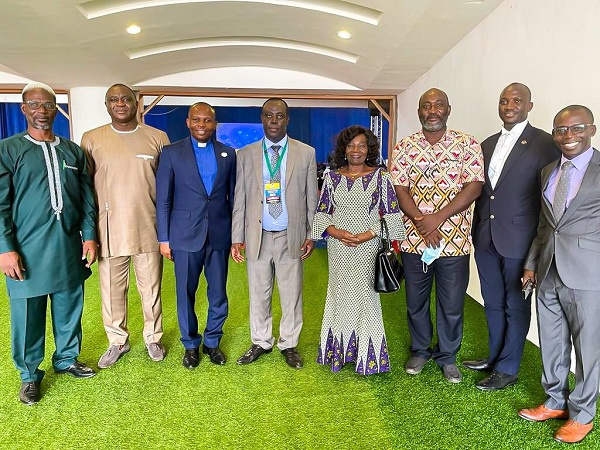 PIAC officials with members of the Ghana Pentecostal and Charismatic Council (GPCC)