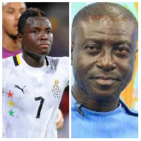 Former Black Stars defender, Samuel Inkoom and Onua TV/FM presenter, Captain Smart