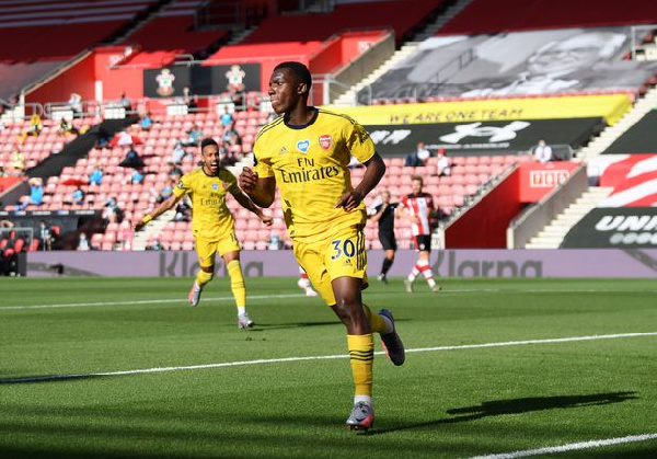 Arsenal youngster Eddie Nketiah