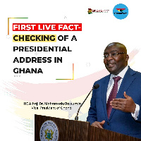 GhanaWeb and GhanaFact collaborate on first live fact-checking of a presidential address in Ghana