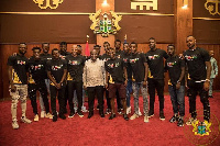 The Black Stars bid farewell to President Akufo-Addo on Friday