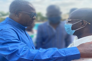 Founder of the UPP, Akwasi Addai Odike with former President John Dramani Mahama