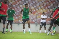 Super Eagles of Nigeria training ahead of Ghana game