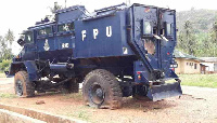 The abandoned Special Multipurpose Vehicle at Alavanyo