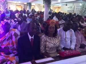 Asiedu Nketia, wife and Sir John