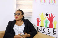 National Commission for Civic Education Chairperson, Josephine Nkrumah