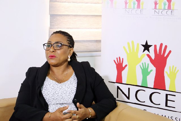 National Commission for Civic Education Chairperson, Josephine Nkrumah