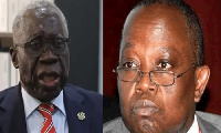 Senior Minsiter, Yaw Osafo-Maafo and Auditor-General, Daniel Domelevo