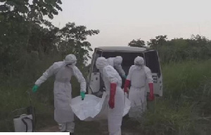 Ebola Cross Burials  