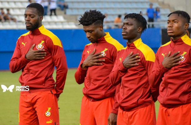 L-R : Inaki Williams, Kudus Mohammed, Alidu Seidu, and Fatawu Issahaku