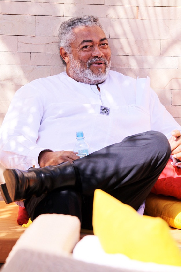 Former President Flt Lt Jerry John Rawlings