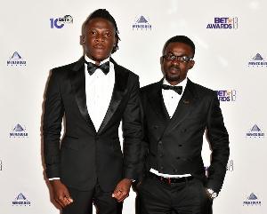 Stonebwoy and Nana Appiah Mensah