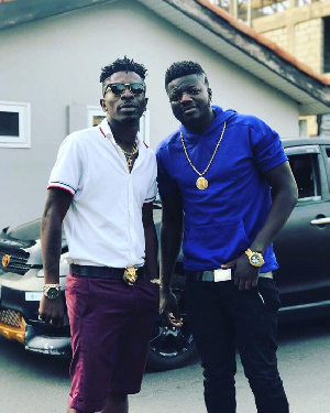 Shatta Wale and Pope Skinny