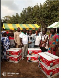 The donation was geared at supporting farmers in the constituency